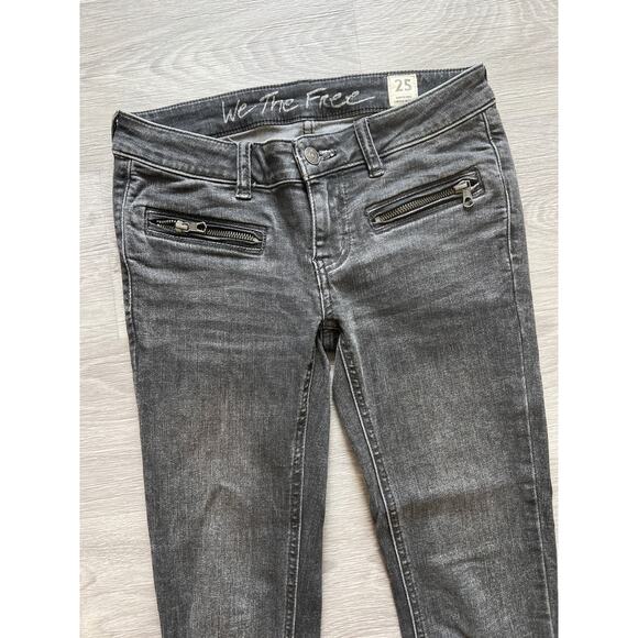We the Free Free People size 25 black skinny jeans - Picture 2 of 5